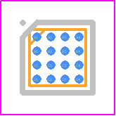 ADP5033ACBZ-5-R7 - Analog Devices PCB footprint - BGA - BGA - WLCSP