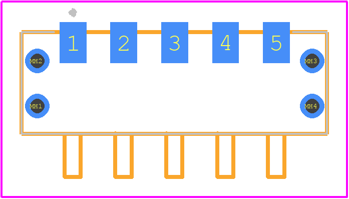 SIR1-05-L-S-K-TR - SAMTEC PCB footprint - Other - Other - SIR1-05-L-S-K-TR-2