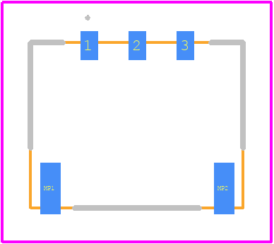 DF65-3P-1.7V(78) - Hirose PCB footprint - Other - Other - DF65-3P-1.7V(78)-2