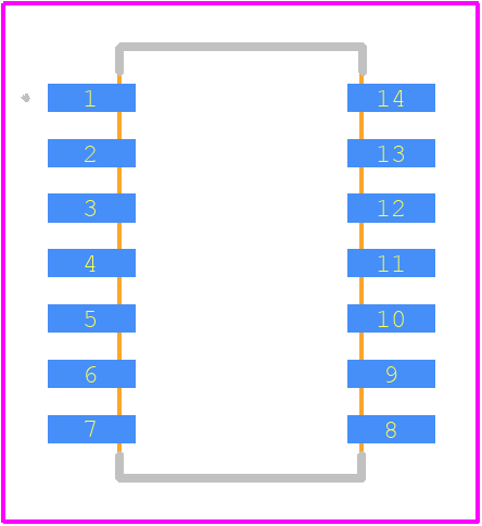 4814P-1-181LF - Bourns PCB footprint - Other - Other - SOM-14 