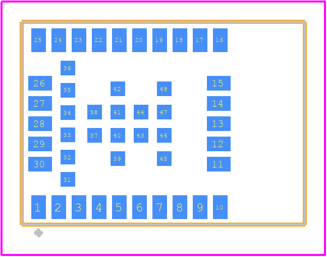 NINA-W102-00B-00 - u-blox PCB footprint - Other - Other - NINA-W102