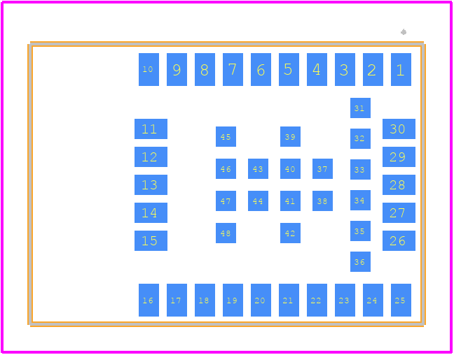 NINA-W132-00B-01 - u-blox PCB footprint - Other - Other - 36-SMD Module 