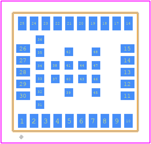 NINA-W151-00B-00 - u-blox PCB footprint - Other - Other - NINA-W151-00B-00-1