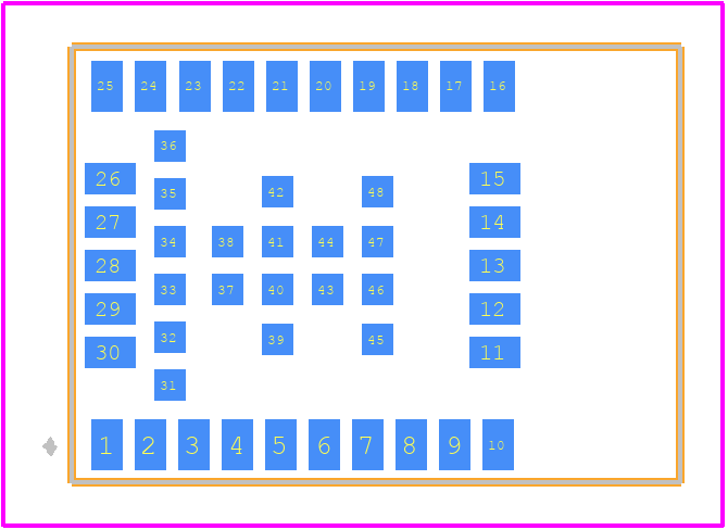 NINA-W152-00B-00 - u-blox PCB footprint - Other - Other - NINA-W152-00B-00-2