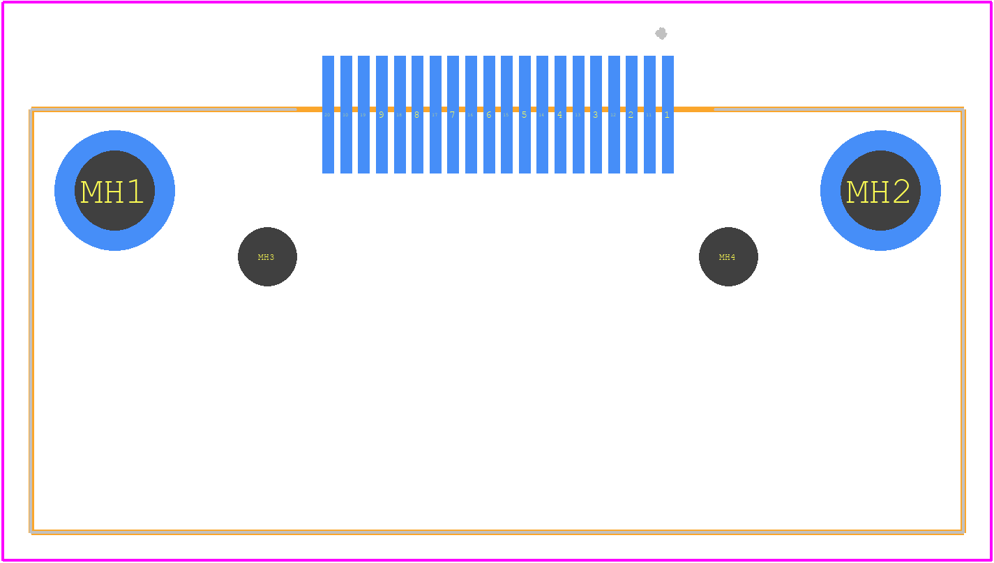 10226-1210PE - 3M PCB footprint - Other - Other - 10226-1210PE-1