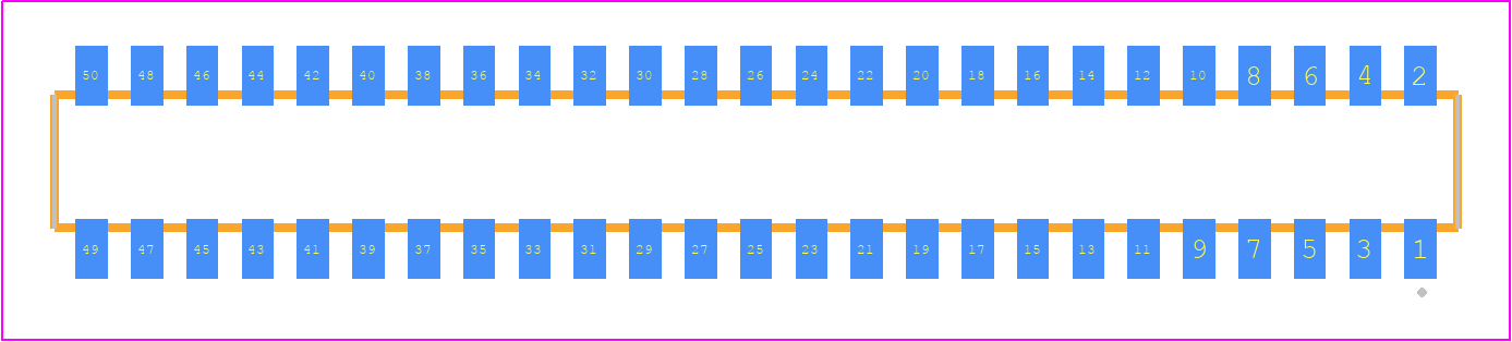CLP-125-02-F-DH - SAMTEC PCB footprint - Other - Other - CLP-125-02-YYY-DH