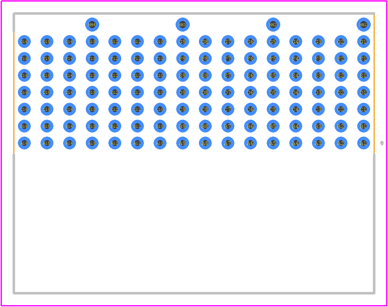 2302317-1 - TE Connectivity PCB footprint - Other - Other - 2302317-1-4