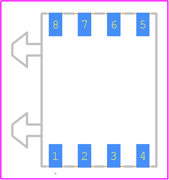 HSCMRRN060PDSA3 - Honeywell PCB footprint - Other - Other - 8-SMD_2022