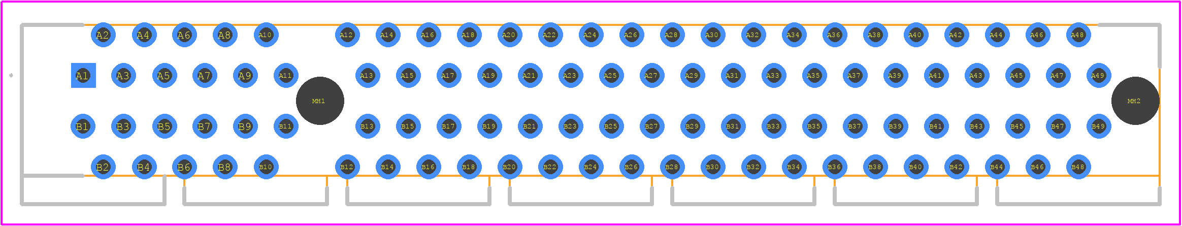 10018784-10002TLF - Amphenol PCB footprint - Other - Other - 10018784-10002TLF-1
