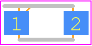 S1JFL - onsemi PCB footprint - Small Outline Diode Flat Lead - Small Outline Diode Flat Lead - SOD123FL