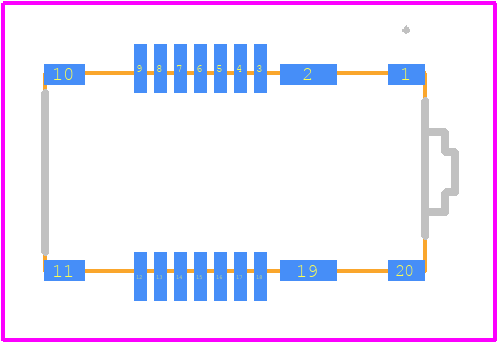 BF4-RX-14DS-0.5V(10) - Hirose PCB footprint - Other - Other - BF4-RX-14DS-0.5V(10)-2