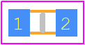 PGB0010603 - LITTELFUSE PCB footprint - Diodes Chip Non-polarised - Diodes Chip Non-polarised - 0603 (1608 metric)