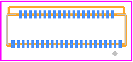 FH58-41S-0.2SHW - Hirose PCB footprint - Other - Other - FH58-41S-0.2SHW-2