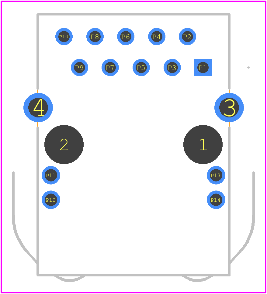 2337992-3 - TE Connectivity PCB footprint - Other - Other - 2337992-3-2