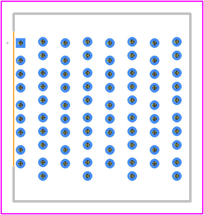 HDTM-3-08-1-S-VT-0-1 - SAMTEC PCB footprint - Other - Other - HDTM-3-08-1-S-VT-0-1-1