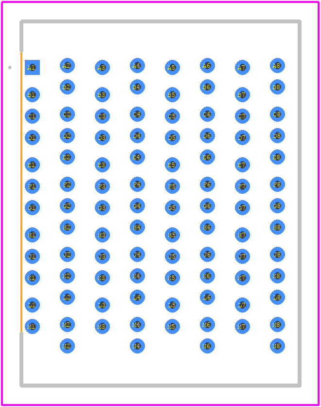 HDTM-4-08-1-S-VT-0-1 - SAMTEC PCB footprint - Other - Other - HDTM-4-08-1-S-VT-0-1-3