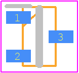 ZXTR2105FFQ-7 - Diodes Incorporated PCB footprint - SOT23 (3-Pin) - SOT23 (3-Pin) - SOT23F_2022