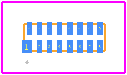 EMI8043MUTAG - onsemi PCB footprint - Other - Other - XDFN16 4.0x1.35, 0.5P CASE 711AZ ISSUE O