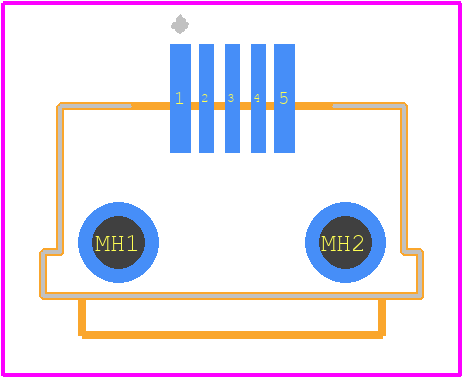 U-E-M5DW-W-1 - HRO PCB footprint - Other - Other - U-E-M5DW-W-1-3