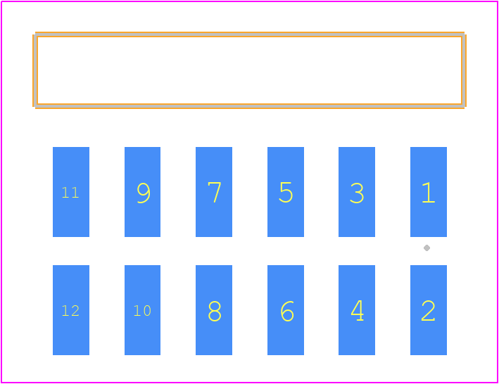 TSM-106-02-F-DH - SAMTEC PCB footprint - Other - Other - TSM-106-ZZ-YYY-DH