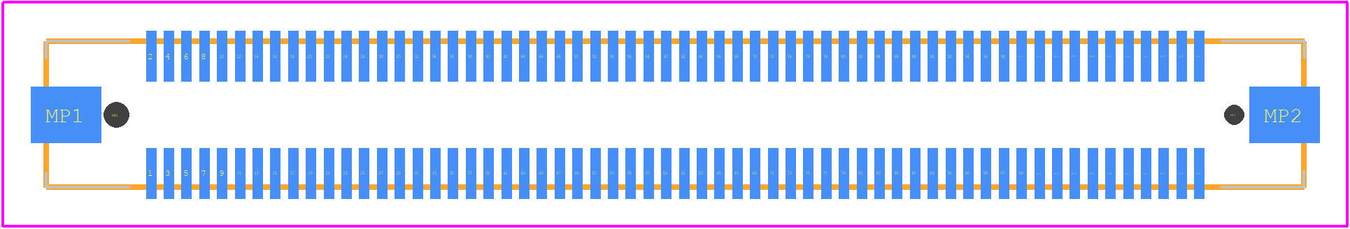 53647-1274 - Molex PCB footprint - Other - Other - 53647-1274-2