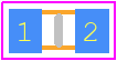 0603B102K201CT - Knowles PCB footprint - Capacitor Chip Non-polarised - Capacitor Chip Non-polarised - 0603 (1608 M)