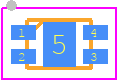 XC8101AA01GR-G - Torex PCB footprint - Small Outline No-lead - Small Outline No-lead - USP-4_1