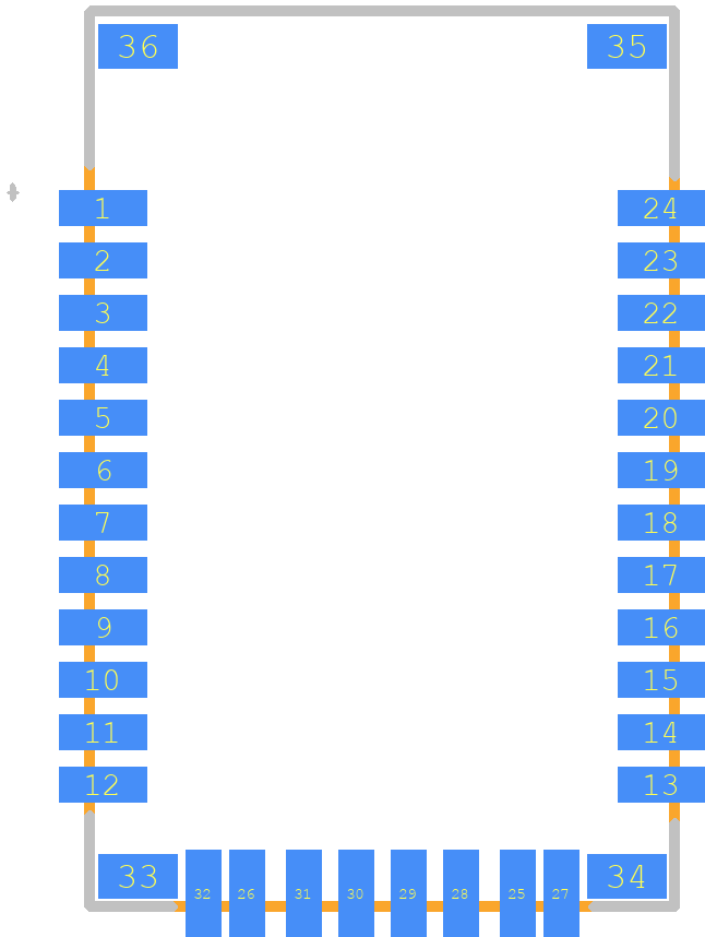 RN42-I/RM - Microchip PCB footprint - Other - Other - RN42