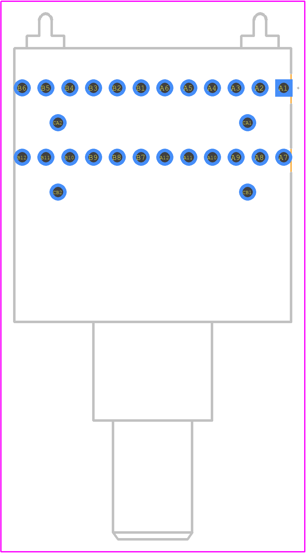 71BF30-02-2-06S - Grayhill PCB footprint - Other - Other - 71BF30-02-2-06S