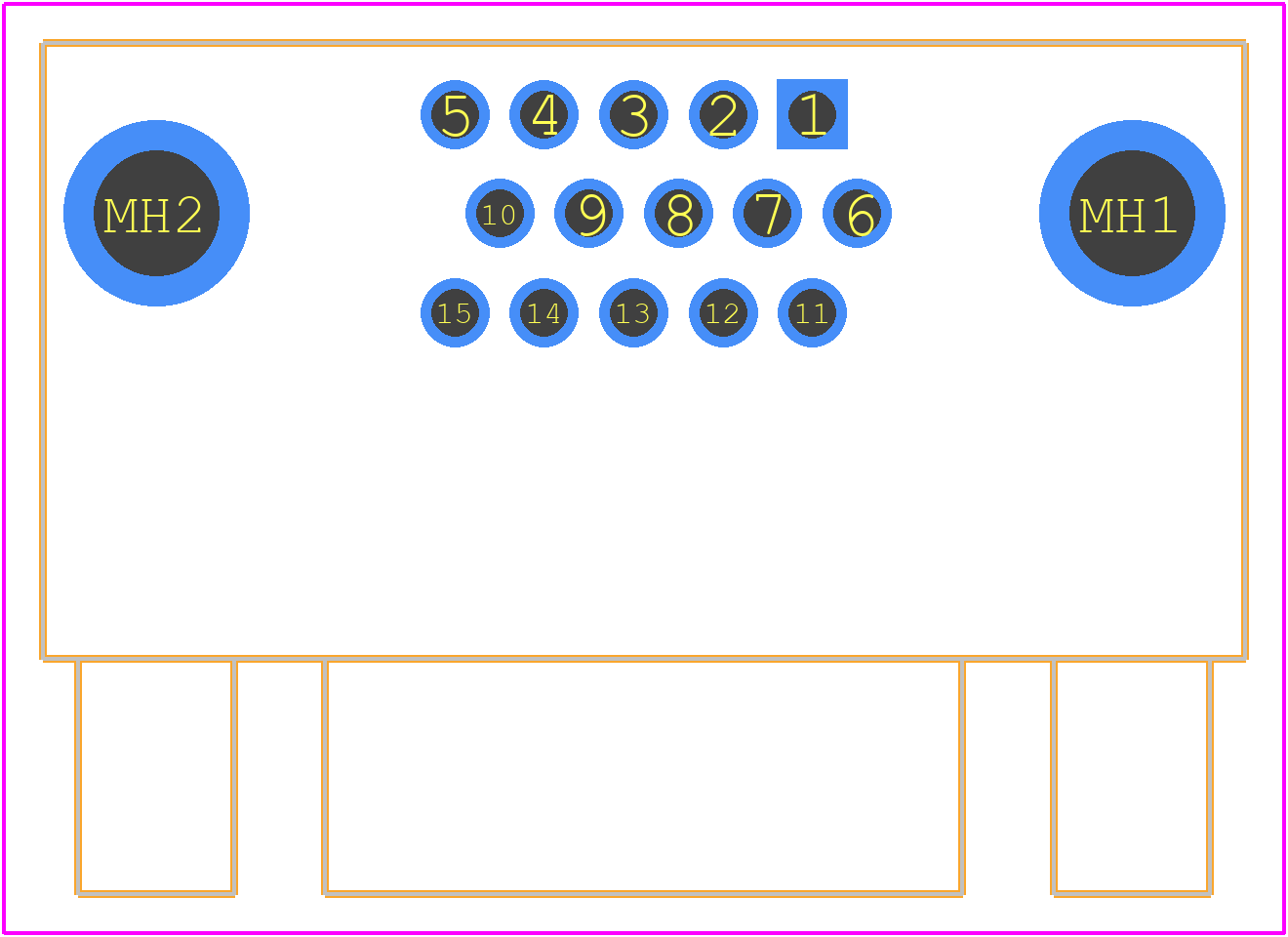 2311586-5 - TE Connectivity PCB footprint - Other - Other - 2311586-5-2