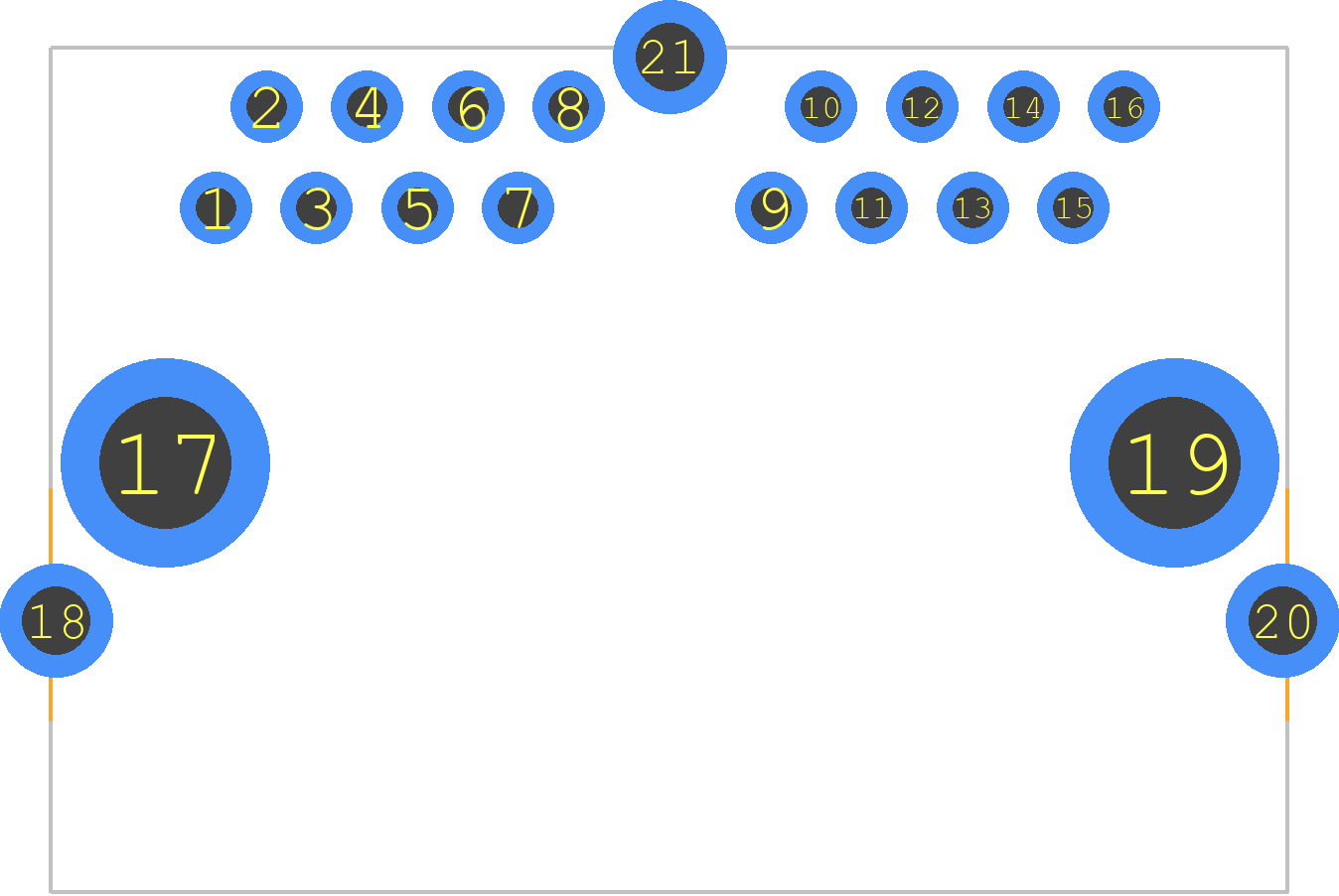 09455511122 - HARTING PCB footprint - Other - Other - 09455511122