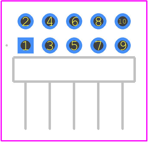2PH2R-10-UA - Adam Tech PCB footprint - Other - Other - 2PH2R-10-UA-2