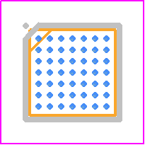 MAX77826EWJ+ - Analog Devices PCB footprint - BGA - BGA - W493E3+1-2020