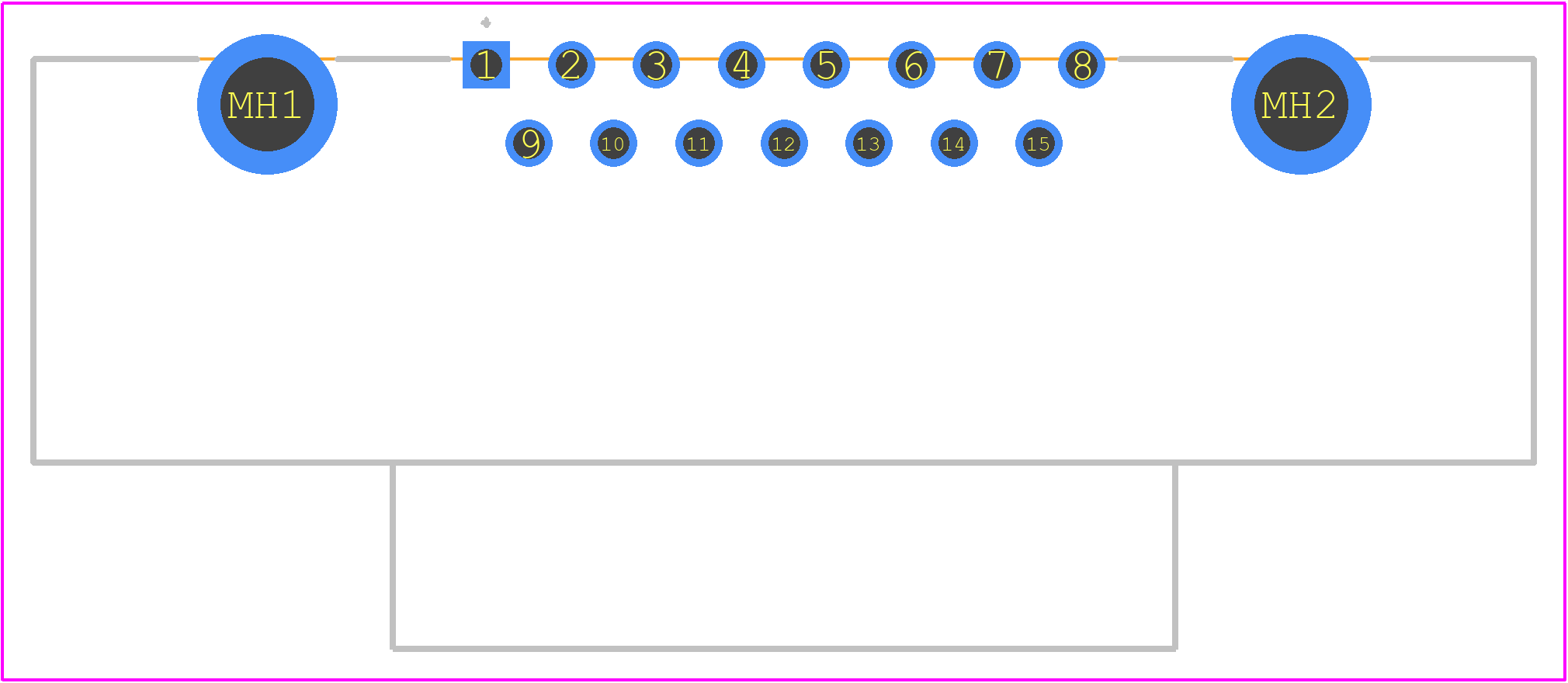 09675157658 - HARTING PCB footprint - Other - Other - 09675157658-1
