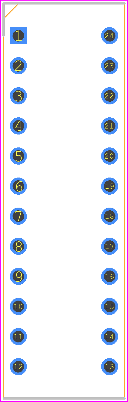 BDB12 - LITTELFUSE PCB footprint - Dual-In-Line Sockets - Dual-In-Line Sockets - BDB12