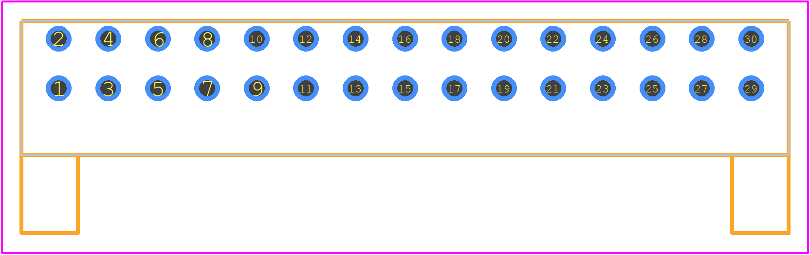 PS-30PLB-D4T1-FL1E - JAE PCB footprint - Other - Other - PS-30PLB-D4T1-FL1E-3