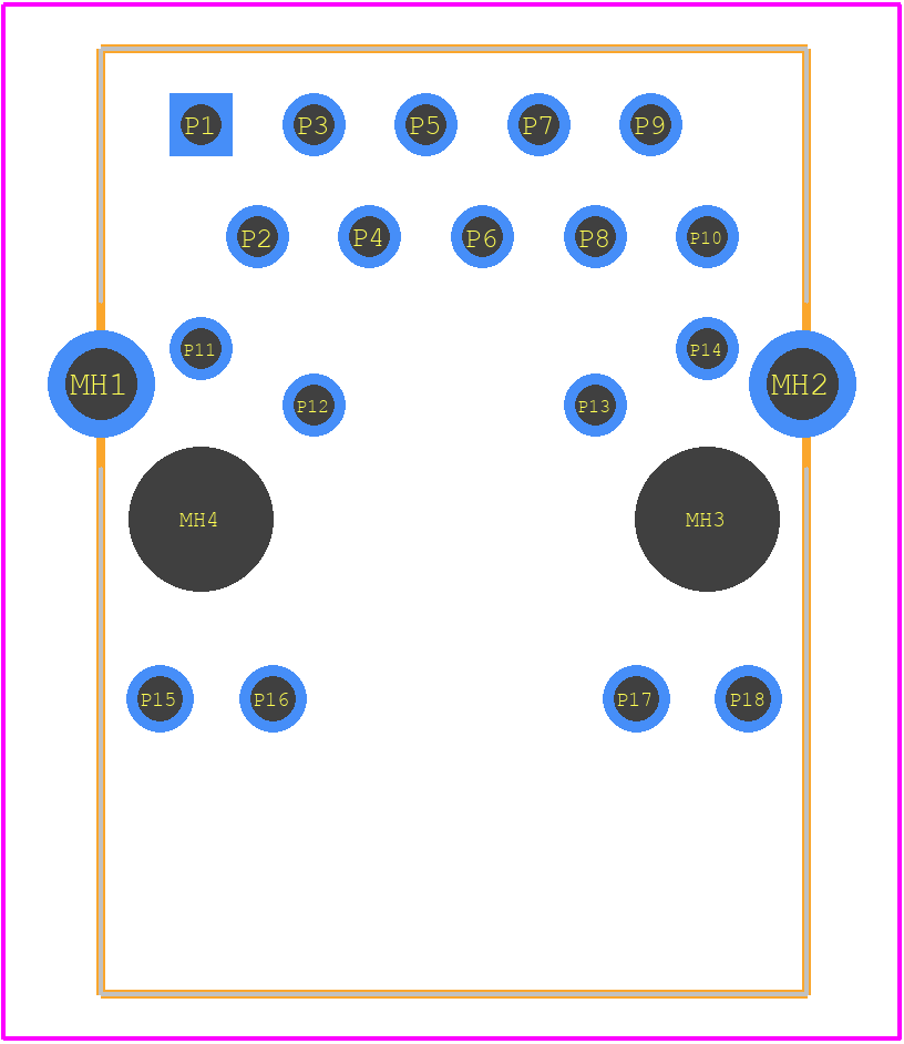 5-2337992-8 - TE Connectivity PCB footprint - Other - Other - 5-2337992-8-2