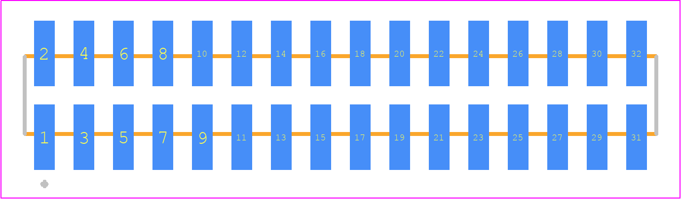 TMM-116-01-L-D-SM - SAMTEC PCB footprint - Other - Other - TMM-116-YY-XX-D-SM
