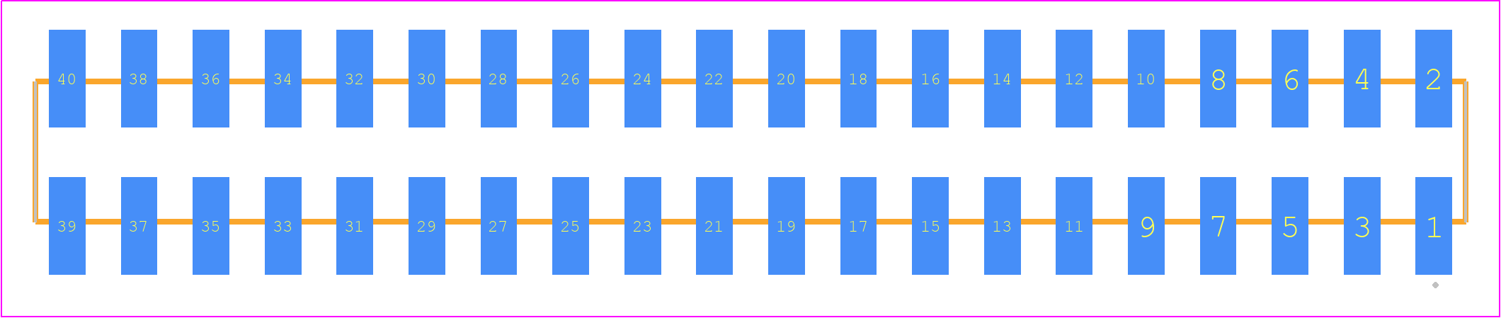 SSW-120-22-S-D-VS - SAMTEC PCB footprint - Other - Other - SSW-120-22-XXX-D-VS