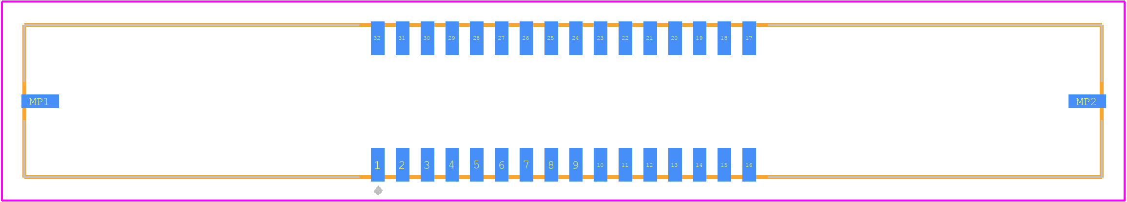 TCD2717BFG - Toshiba PCB footprint - Other - Other - TCD2717BFG-1