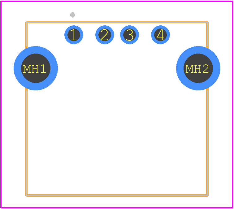 787616-1-P - TE Connectivity PCB footprint - Other - Other - 787616-1-P-2