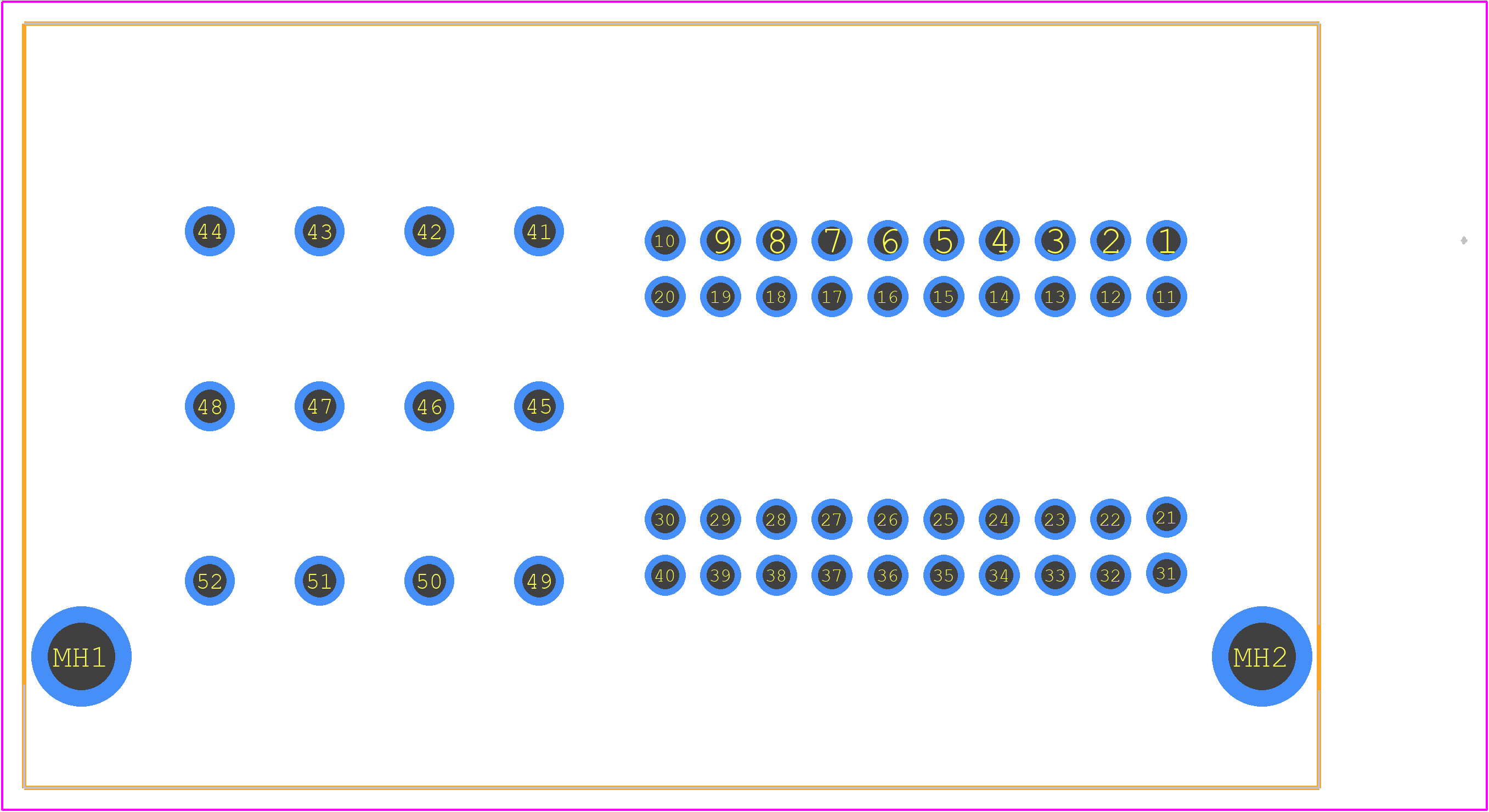 2098978-1 - TE Connectivity PCB footprint - Other - Other - 2098978-1-4