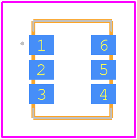 AHT10 - Aosong PCB footprint - Other - Other - 6 SMD