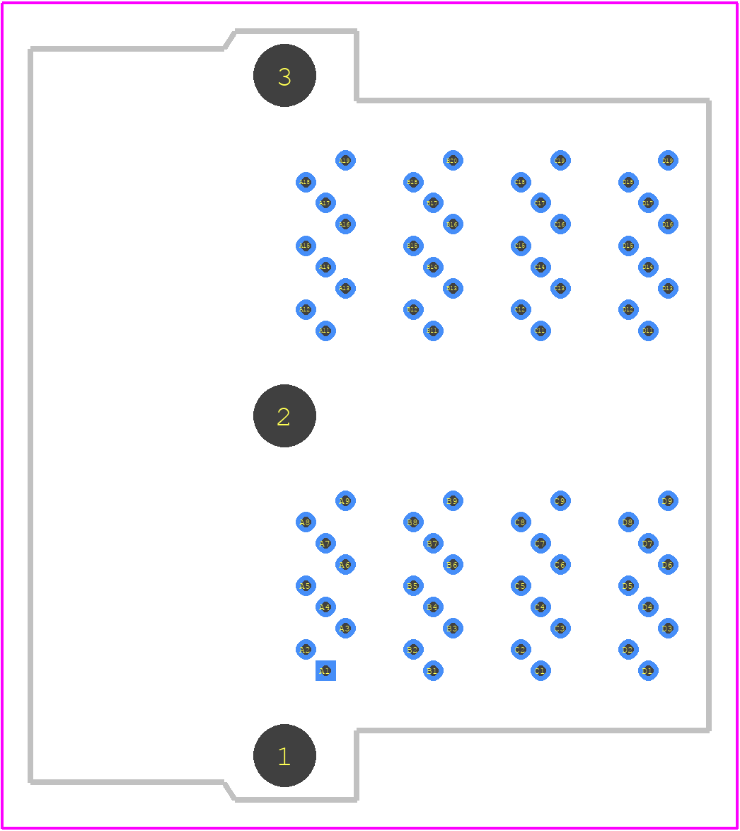 2227581-1 - TE Connectivity PCB footprint - Other - Other - 2227581-1-1