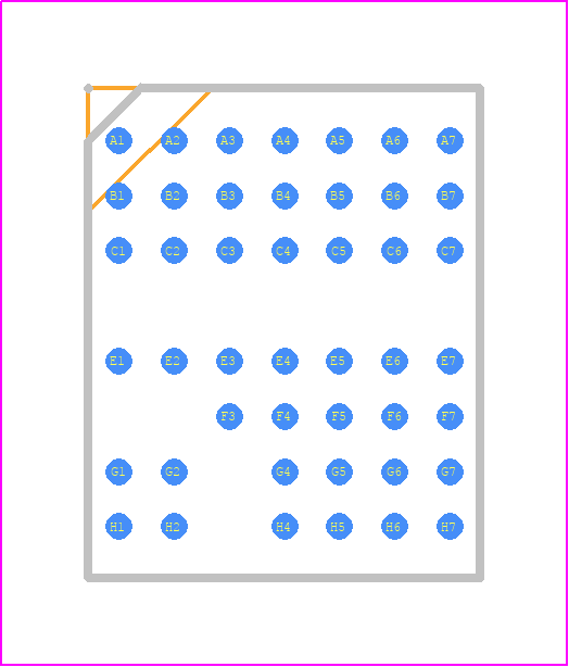 LTM8048IY#PBF - Analog Devices PCB footprint - BGA - BGA - 45-Lead (11.25mm × 9.00mm × 4.92mm)