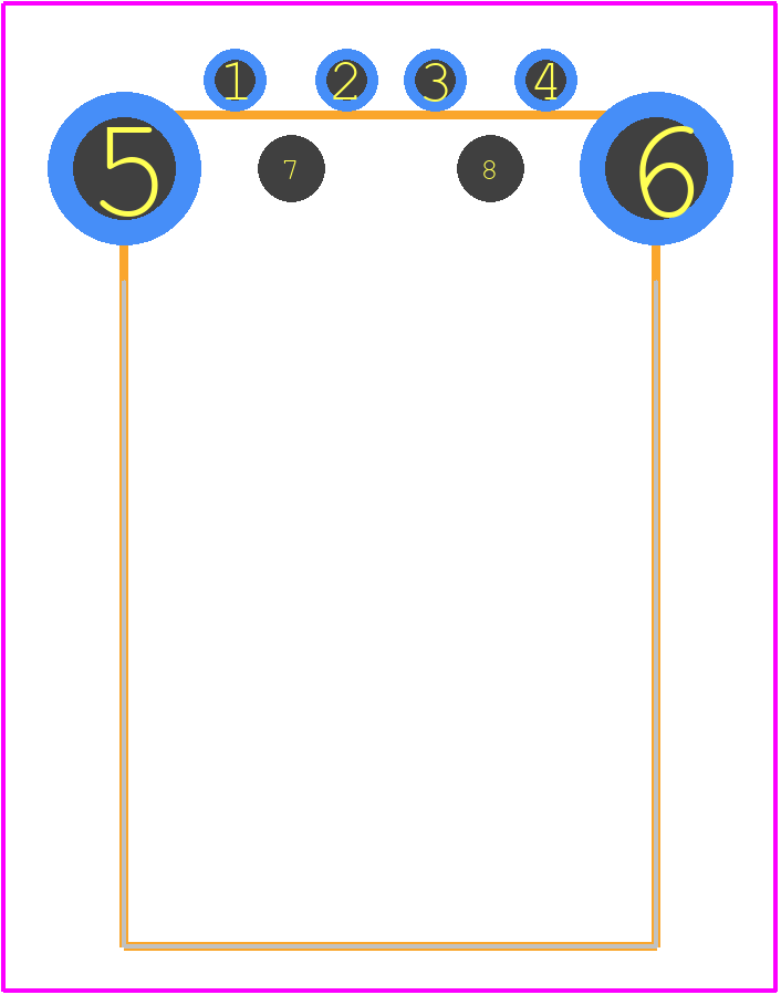 USB-05 - SOFNG PCB footprint - Other - Other - USB-05-4