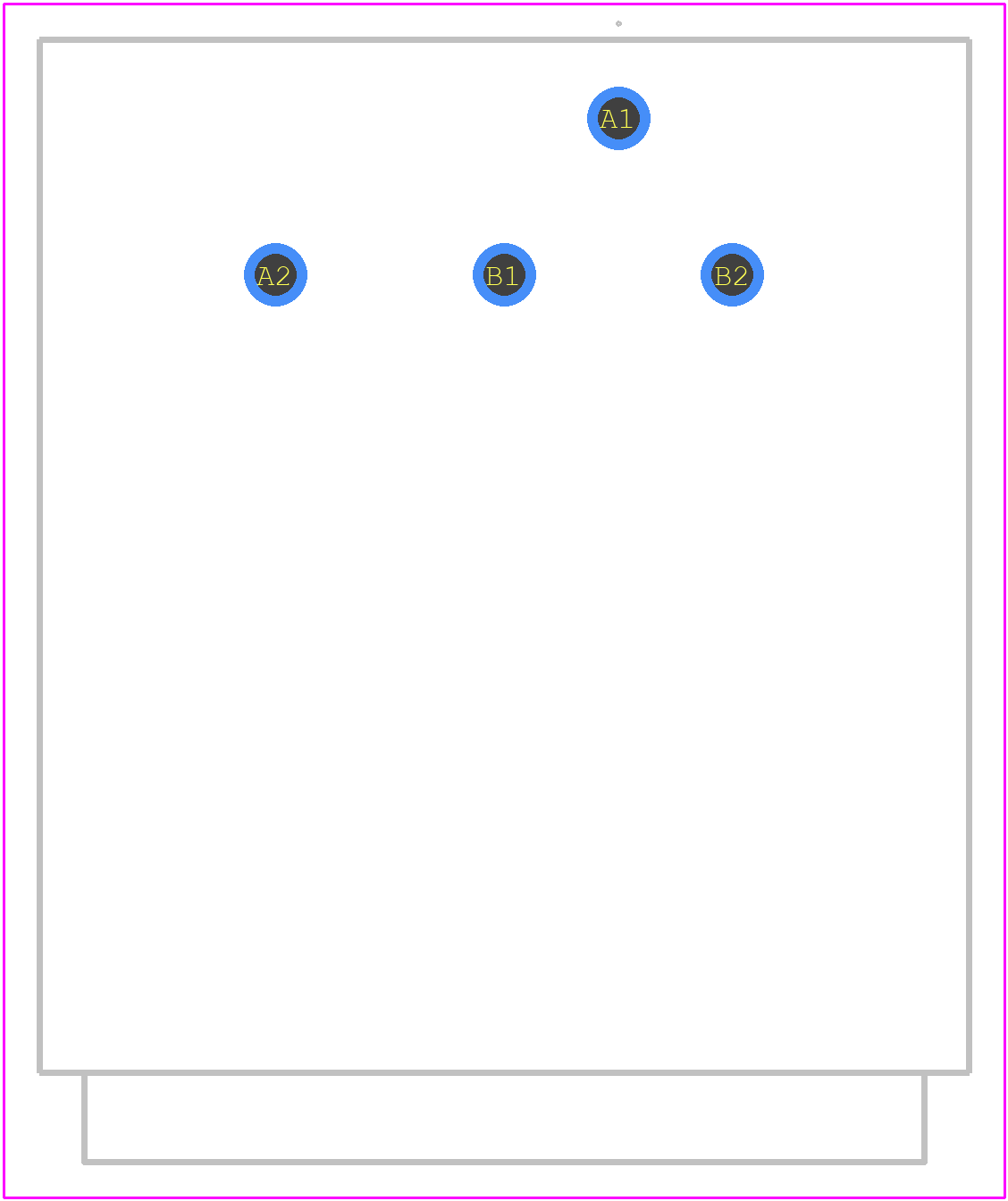 SP-4-MDHT - Amphenol PCB footprint - Other - Other - SP-4-MDHT-3