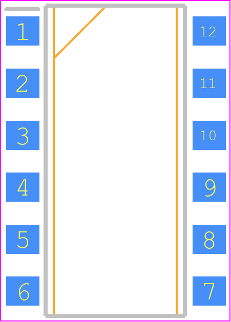 MCEMR-06-T - Multicomp Pro PCB footprint - Small Outline Packages - Small Outline Packages - M10000814