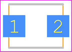 P6SMB30CA-Q - Bourns PCB footprint - Diodes Moulded Non Polarised - Diodes Moulded Non Polarised - SMB (DO-214AA)