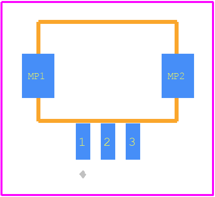 DF13A-3P-1.25H(21) - Hirose PCB footprint - Other - Other - DF13A-3P-1.25H(21)-1